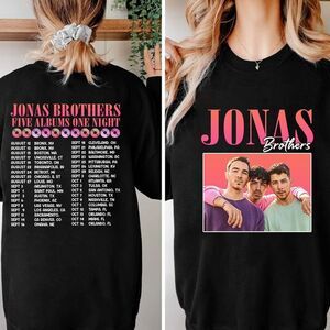 Retro 90S Band Sweatshirt Music Tour 2023 Shirt 2 Sided Boy Band Shirt